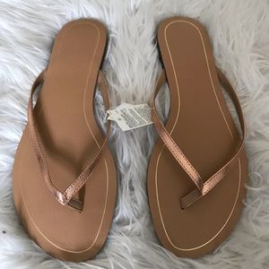 Banana Republic Rose Gold Sandles